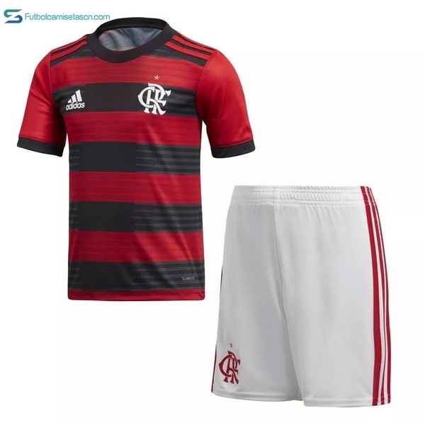 Camiseta Flamengo 1ª Niños 2018/19 Rojo